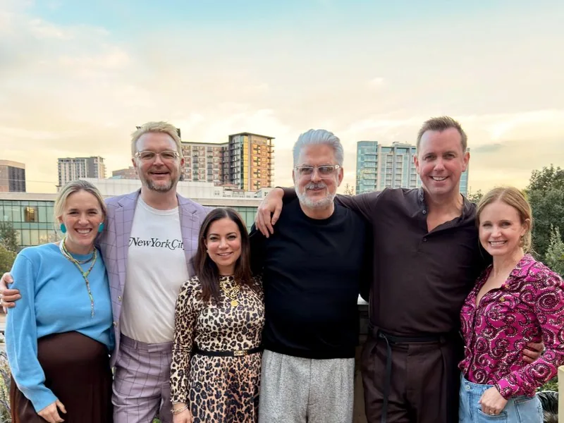 Mark Eckström with fellow designers and collaborators at the Kips Bay Boys and Girls Club Show House 2025, Dallas Texas, Studio Eckström community