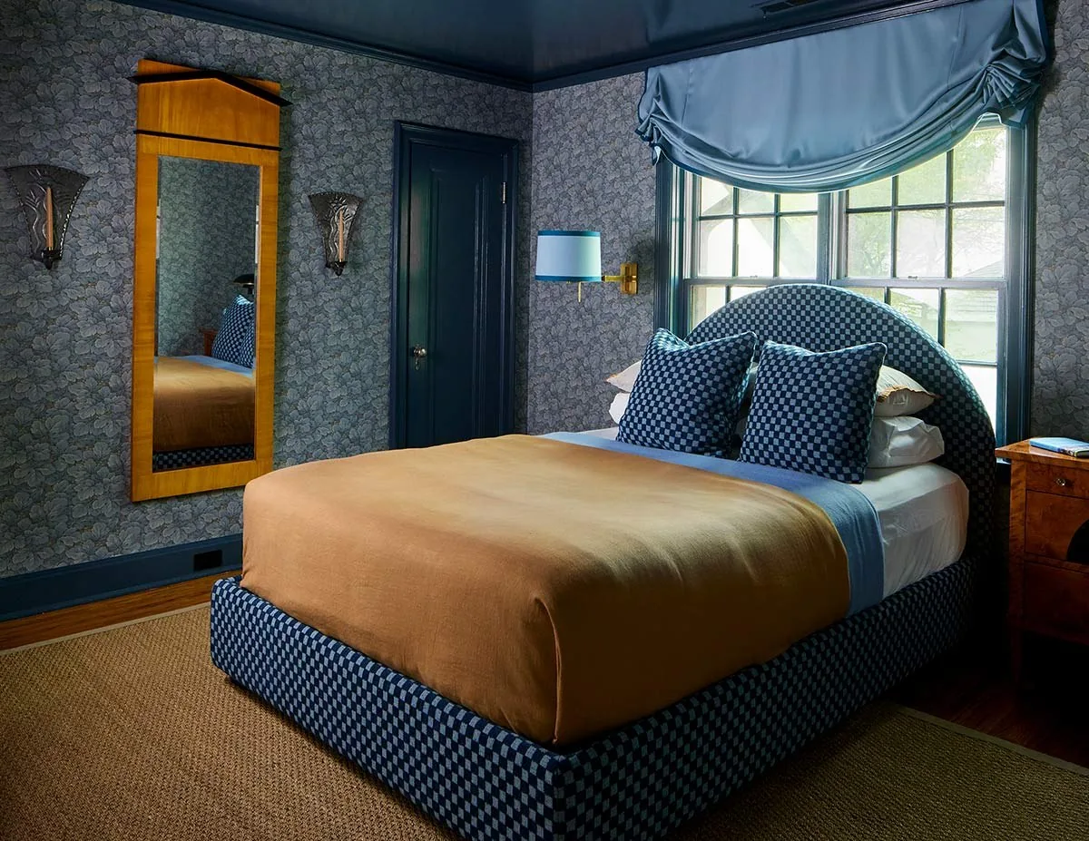 Historic home interior renovation in Dundee, Omaha Nebraska, by Studio Eckström, period millwork and curated antiques