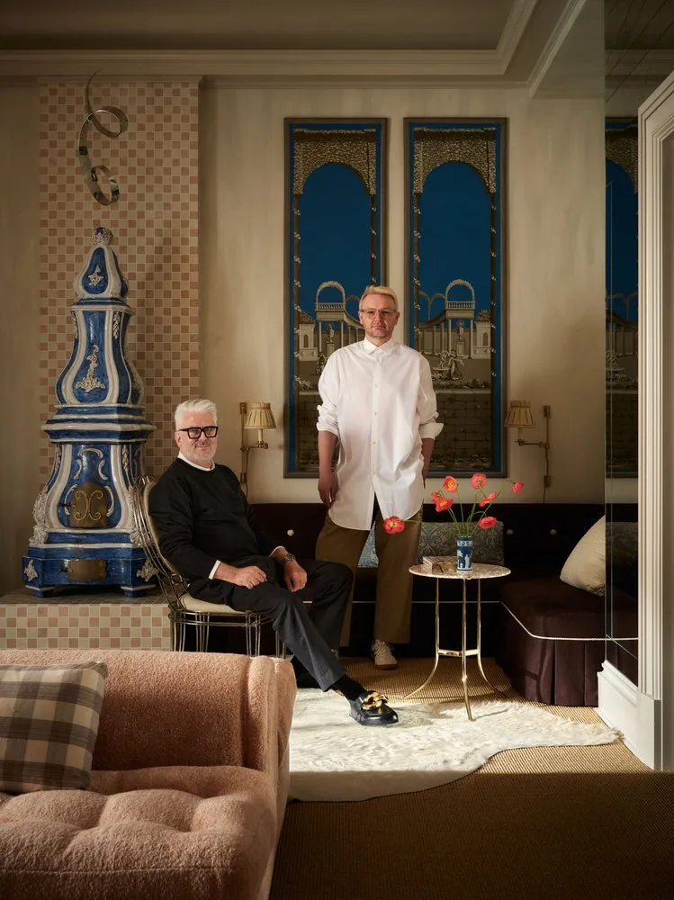 Mark and Mikal Eckström, alternate portrait at Kips Bay 2025, Dallas Texas, Studio Eckström