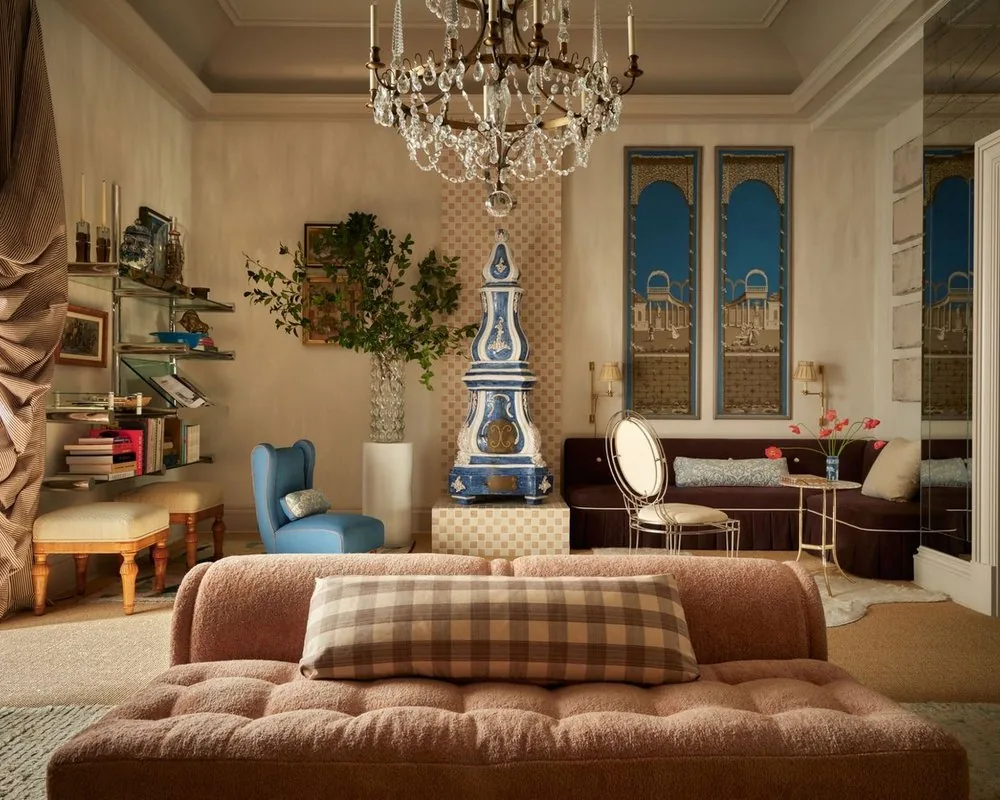 Mr. Trotter's Drawing Room at the Kips Bay Boys and Girls Club Show House 2025, Dallas Texas, by Studio Eckström