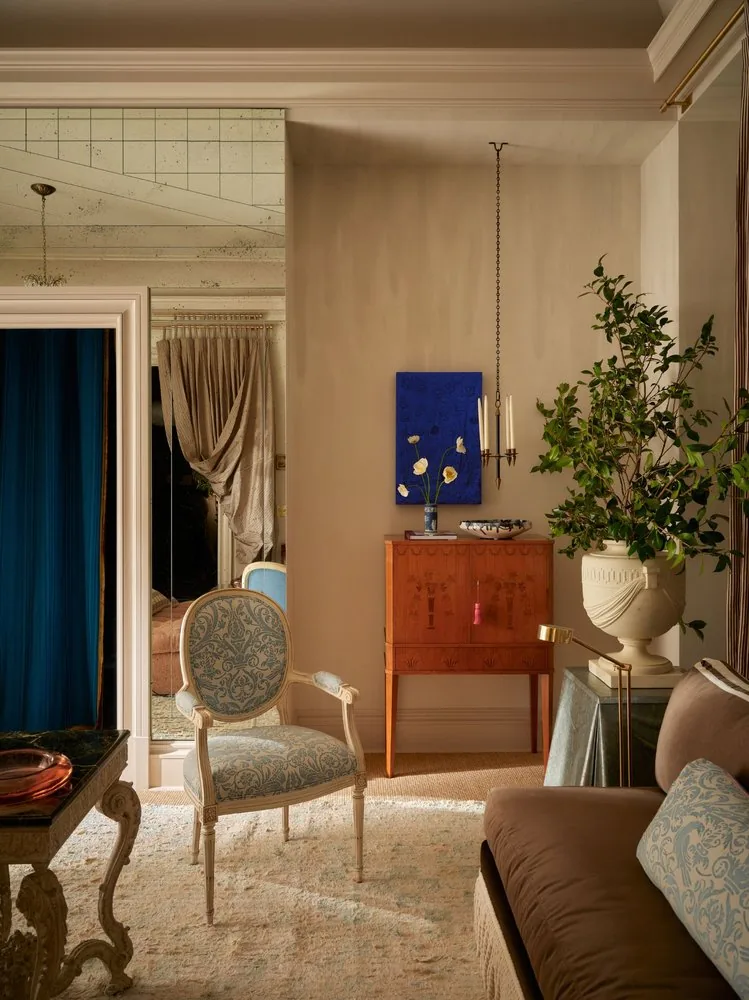 Mr. Trotter's Drawing Room, Louis XVI fauteuil detail, Kips Bay 2025, Studio Eckström